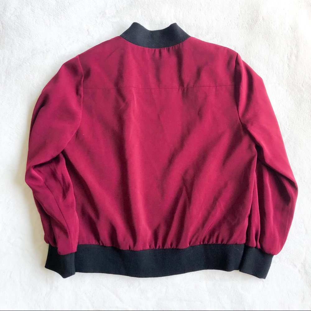 Mural Maroon Bomber Jacket from Nordstrom - Picture 8 of 9